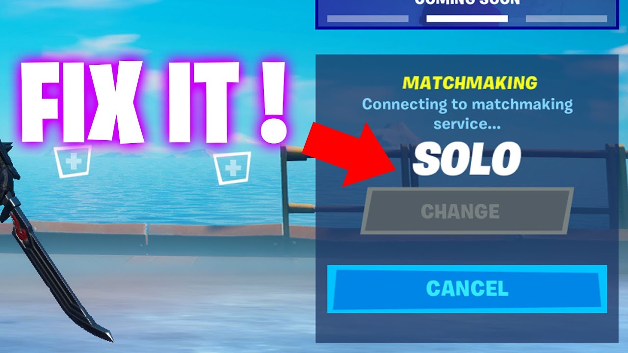 Matchmaking Error #1 Fortnite