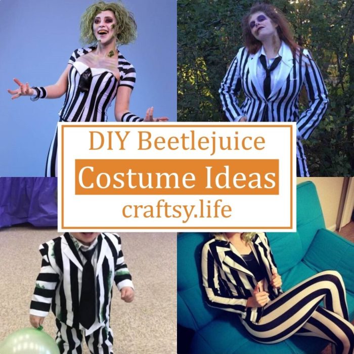 Diy beetlejuice costume