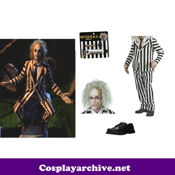 Diy beetlejuice costume